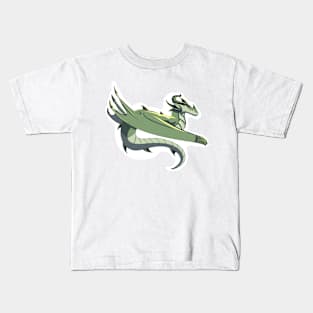 Chunky green dragon Kids T-Shirt